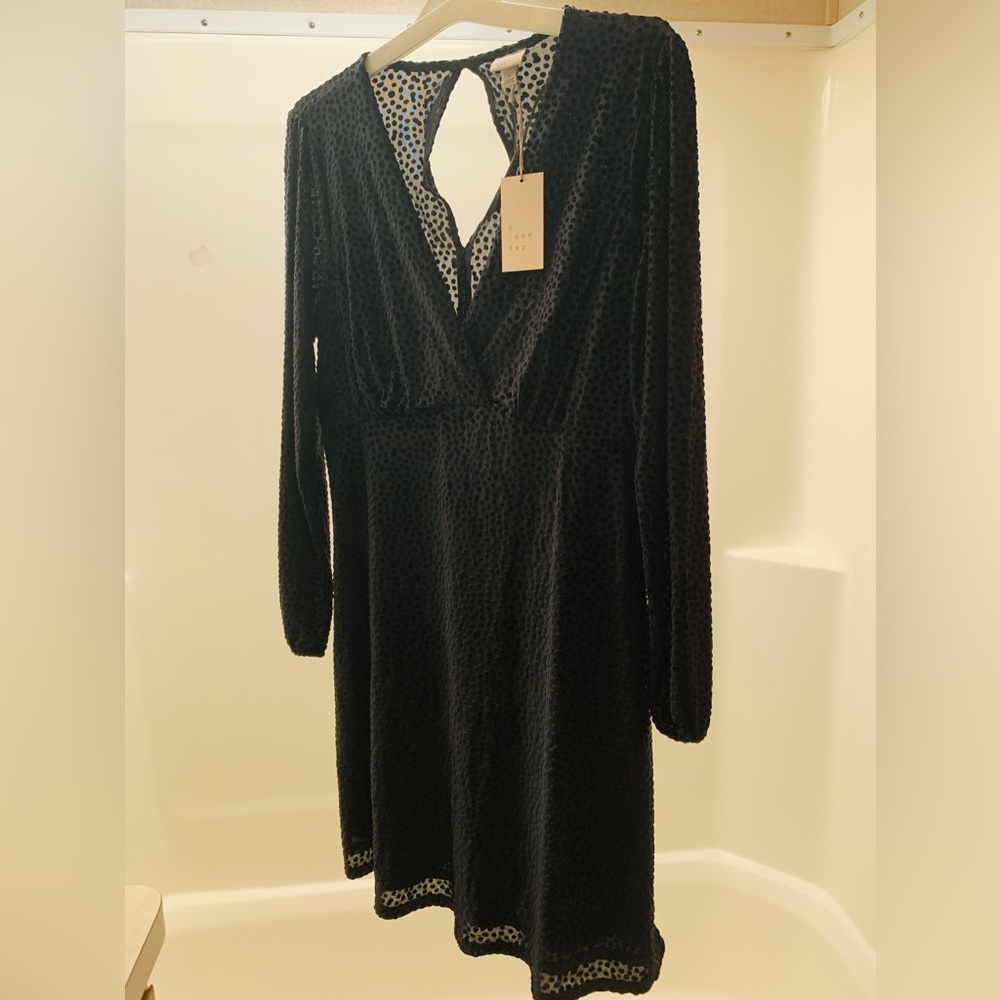 Nice black long sleeve dress